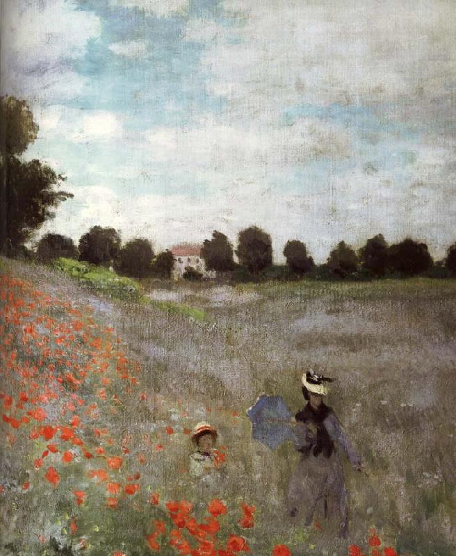 Claude Monet Details of Poppies Spain oil painting art